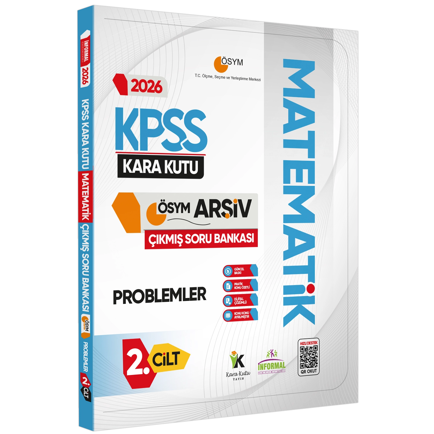 2026 KPSS Matematik-Geo-Mantık Kara Kutu 4lü ALTIN SET ÖSYM Çıkmış Soru Bankası Dijital Çözümlü