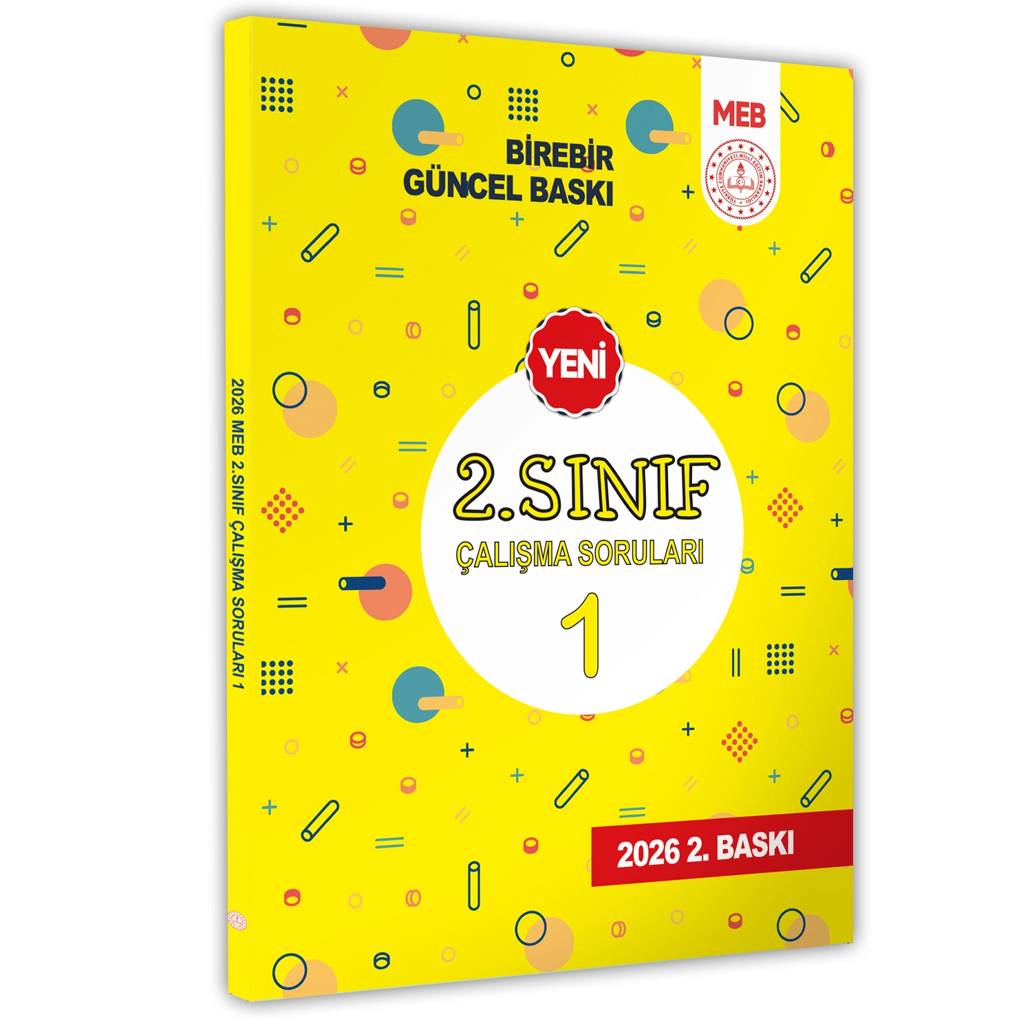 2026 MEB İlkokul 2.Sınıf Çalışma Soruları 1 Tüm Dersler Kazanım Pekiştirme Kitabı BASKI ÜCRETİ
