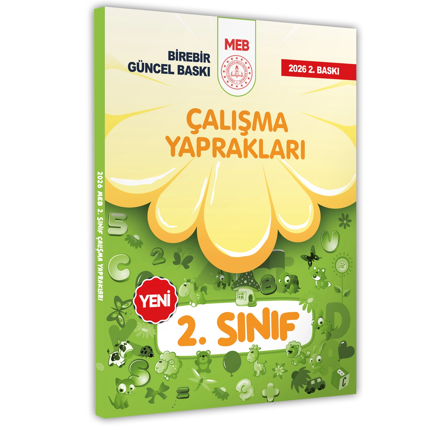 2026 MEB İlkokul 2.Sınıf Çalışma Yaprakları TÜM DERSLER Etkinlikli Eğlenceli S. Bankası BASKI ÜCRETİ