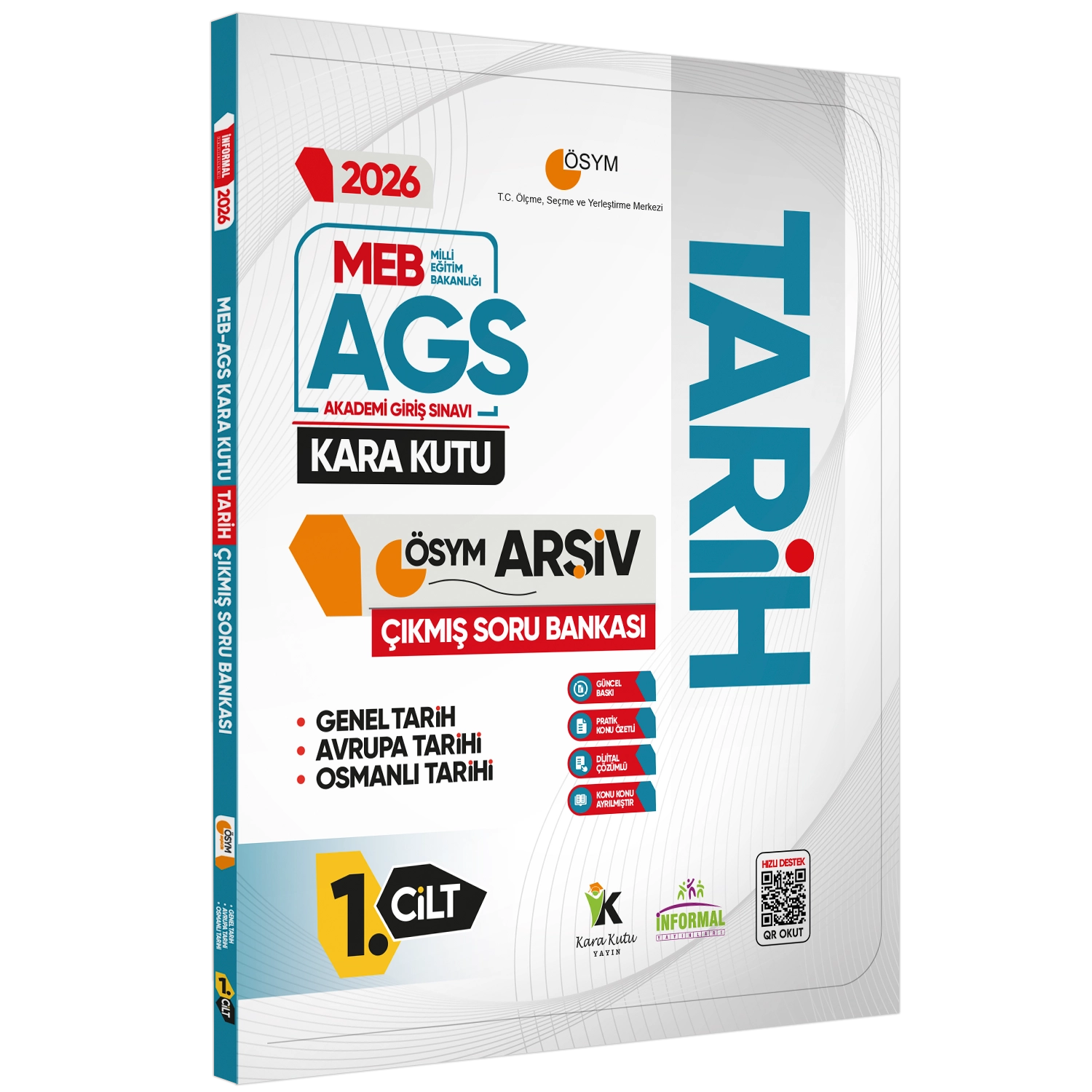 2026 MEB-AGS Kara Kutu ÖSYM Çıkmış Soru Bankası FULL ALTIN PAKET SETİ Konu Özetli Dijital Çözümlü