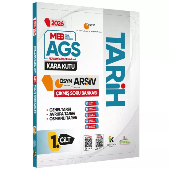 2026 MEB AGS Tarihin Kara Kutusu 1.Cilt ÖSYM Çıkmış Soru Havuzu Bankası Konu Özetli Dijital Çözümlü