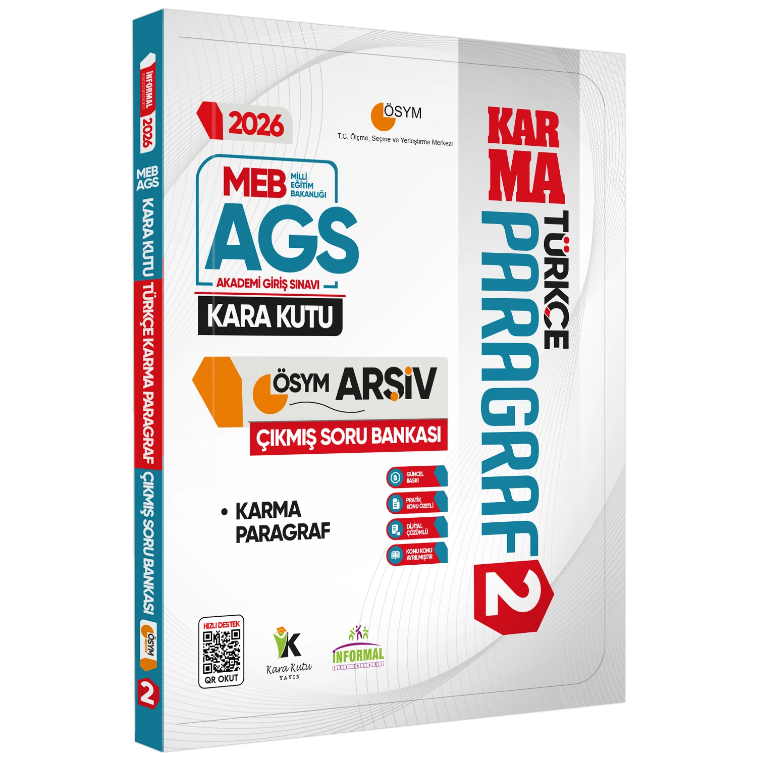 2026 MEB-AGS Kara Kutu ÖSYM Çıkmış Soru Bankası FULL ALTIN PAKET SETİ Konu Özetli Dijital Çözümlü