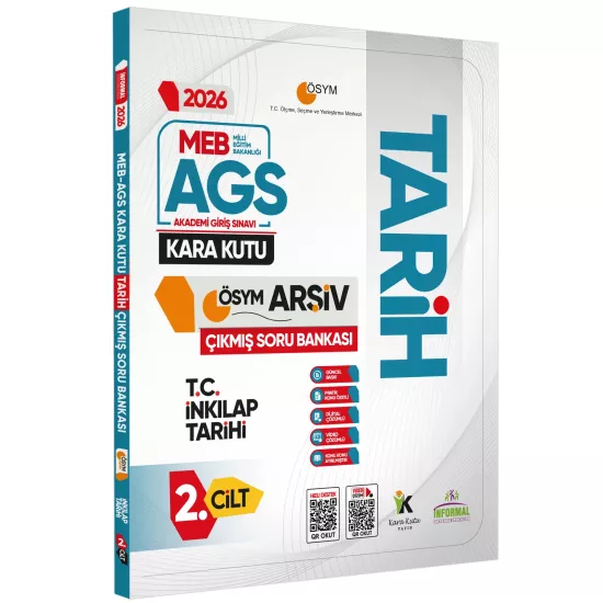 2026 MEB AGS Tarihin Kara Kutusu 2.Cilt ÖSYM Çıkmış Soru Havuzu Bankası Konu Özetli Dijital Çözümlü