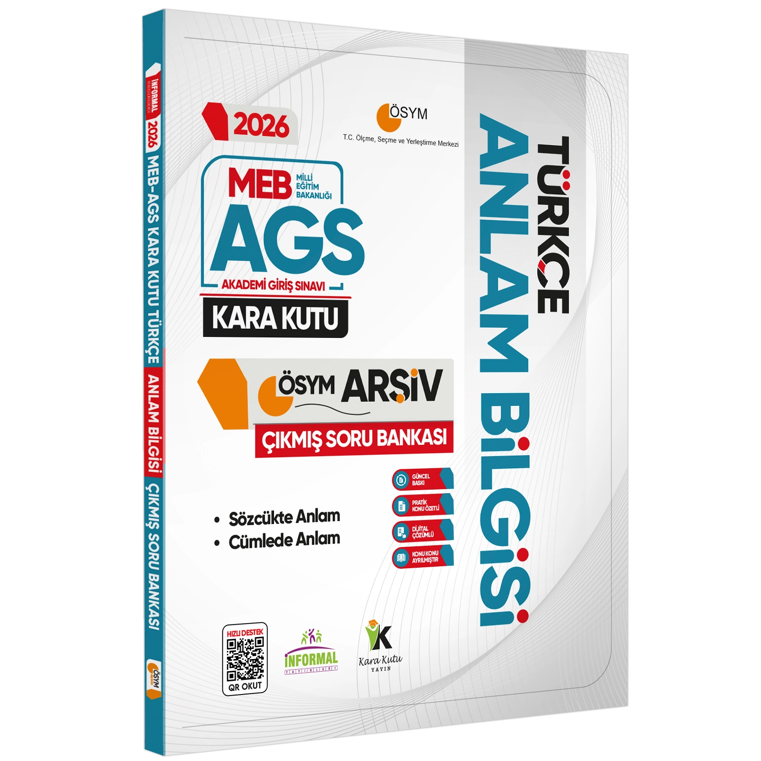 2026 MEB-AGS Kara Kutu ÖSYM Çıkmış Soru Bankası FULL ALTIN PAKET SETİ Konu Özetli Dijital Çözümlü