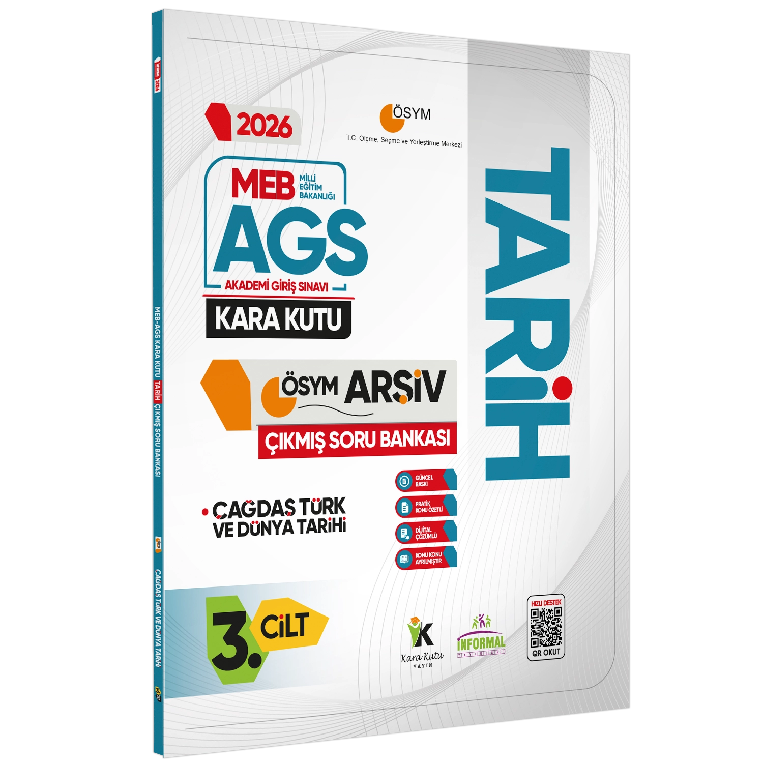 2026 MEB-AGS Kara Kutu ÖSYM Çıkmış Soru Bankası FULL ALTIN PAKET SETİ Konu Özetli Dijital Çözümlü