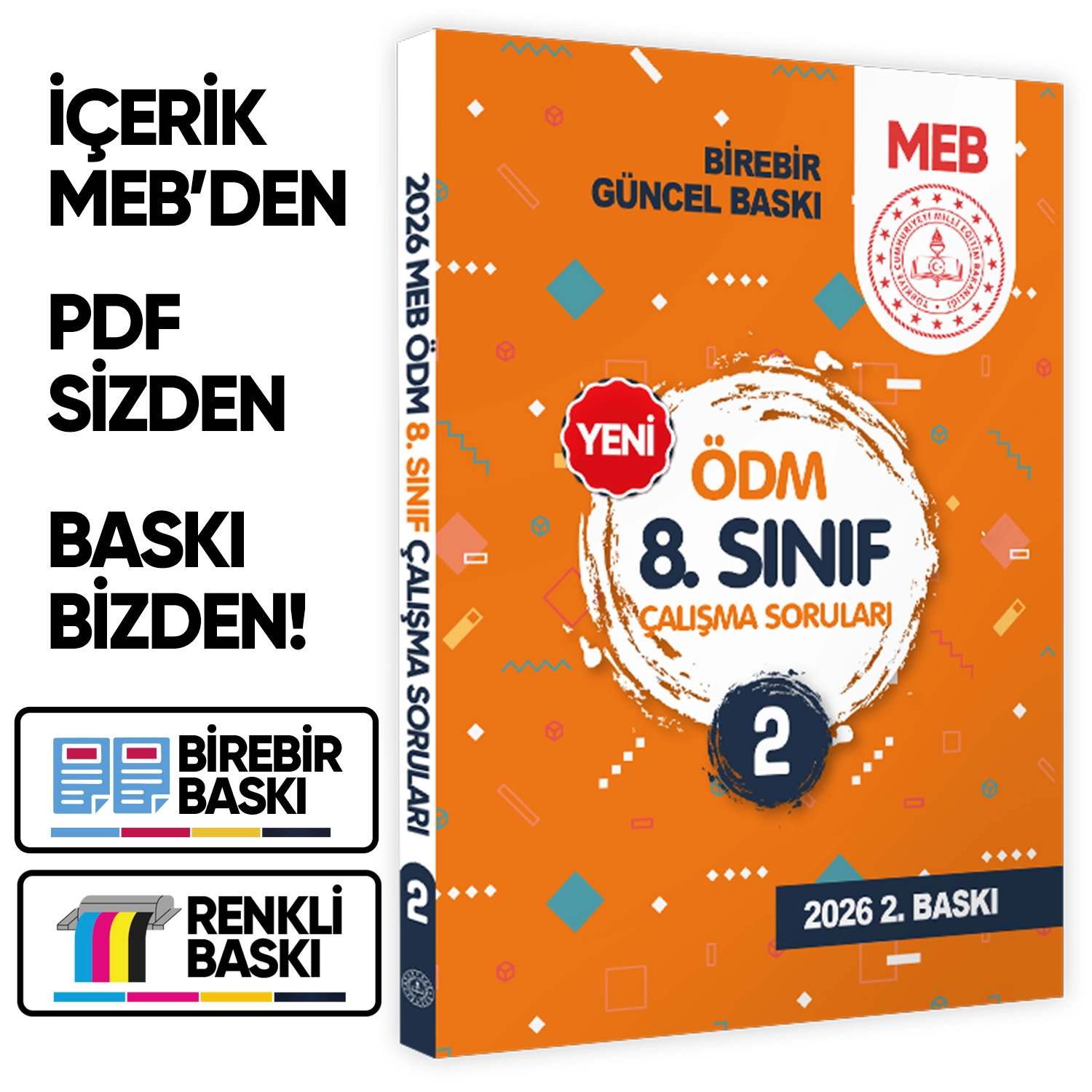 2026 LGS 8.sınıf MEB Çalışma Soruları SORU Bankası 6lı Modül Set ÖDM Çalışma Kitapları BASKI ÜCRETİ