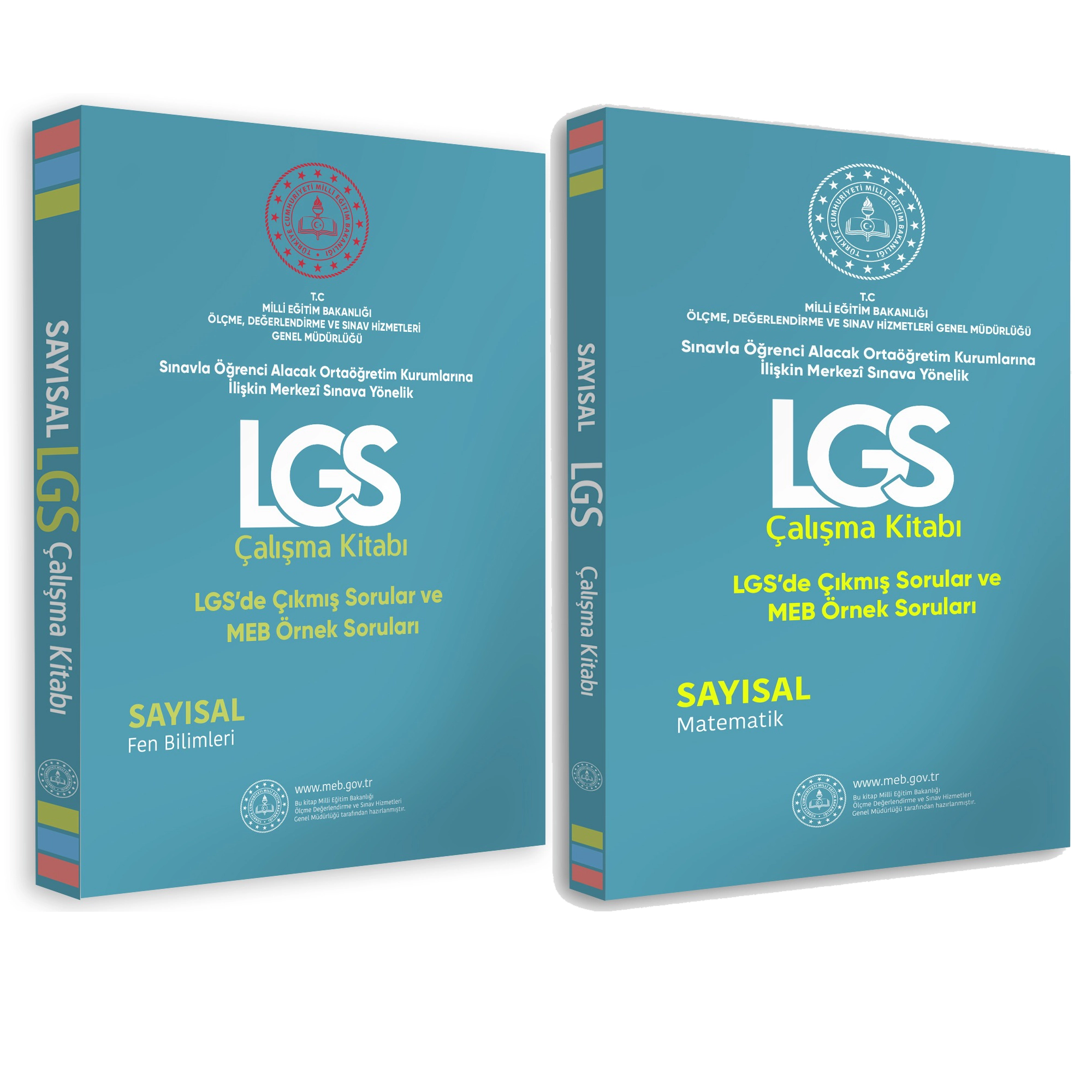 2026 8.SINIF LGS MEB Örnek Soruları SAYISAL Çalışma 2li Kitap SETİ RENKLİ Baskı GÜNCEL