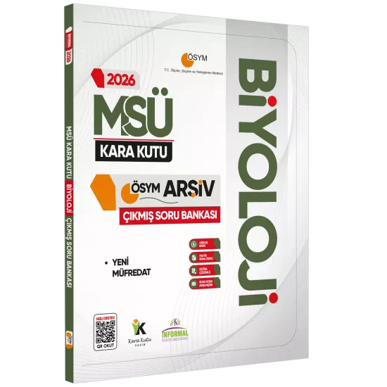 2026 MSÜ Fizik Kimya Biyoloji (FKB) Kara Kutu Çıkmış Soru Bankası 3lü Set K. Özetli Dijital Çözümlü