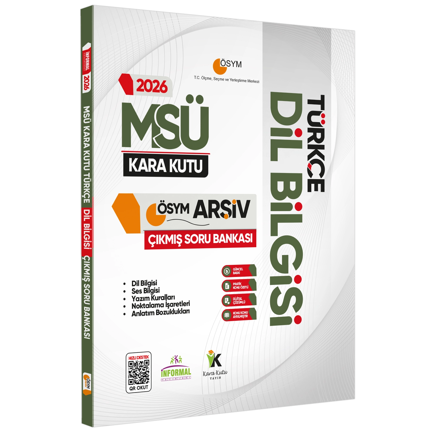 2026 MSÜ Türkçe Kara Kutu ÖSYM Çıkmış Soru Bankası 5li Altın Set Konu Özetli Dijital Çözümlü