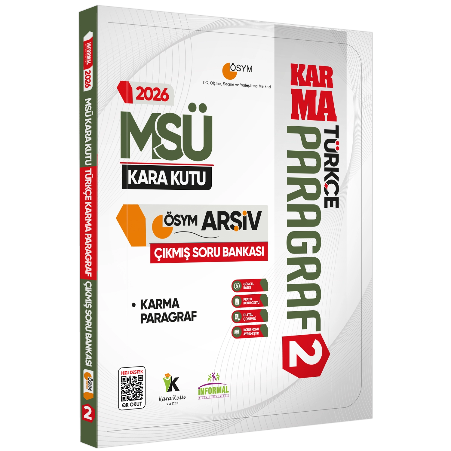 2026 MSÜ Türkçe Kara Kutu ÖSYM Çıkmış Soru Bankası 5li Altın Set Konu Özetli Dijital Çözümlü