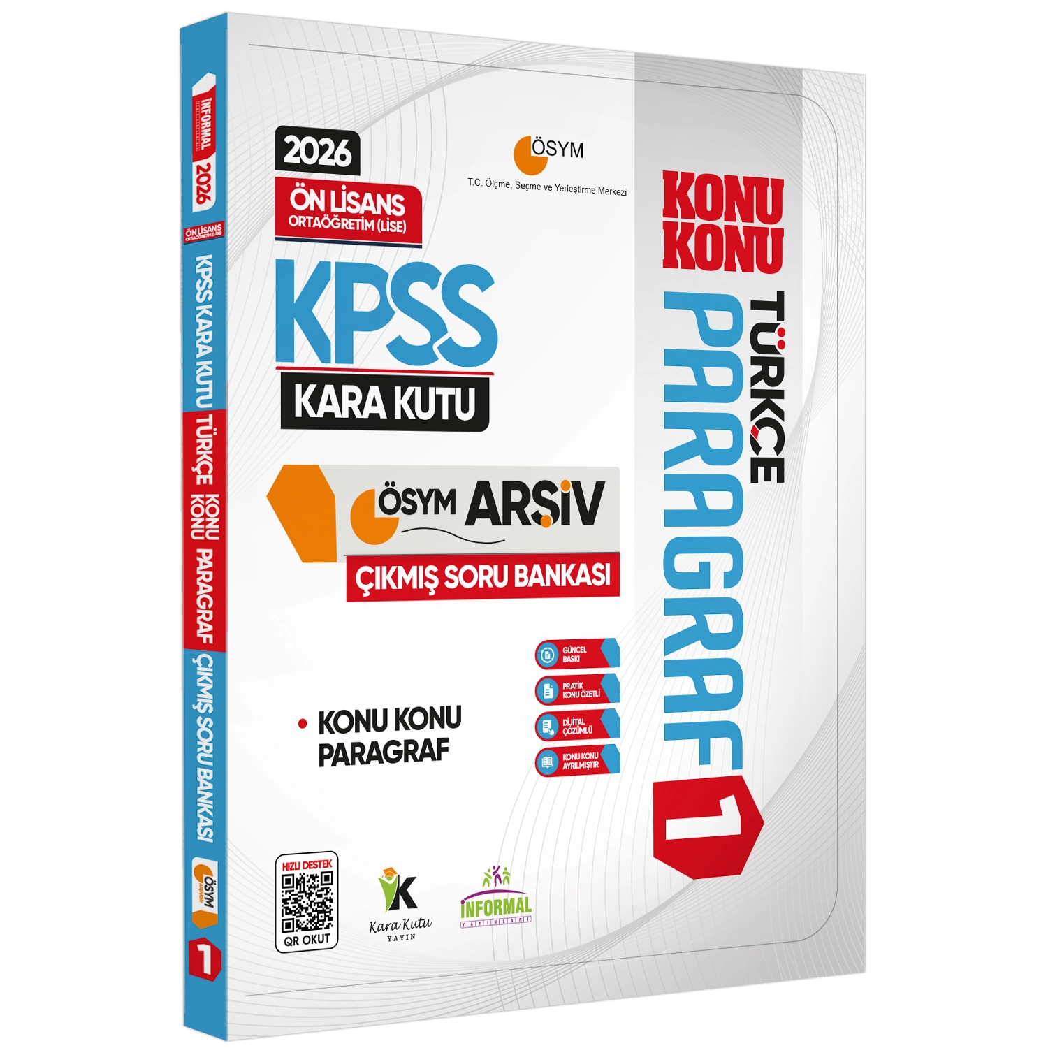 2026 KPSS Önlisans GENEL YETENEK Kara Kutu Soru Bankası ALTIN SET ÖSYM Çıkmış Konu Özeti Çözümlü