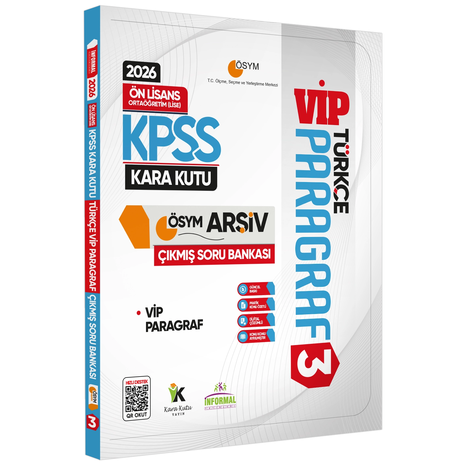 2026 KPSS Önlisans ALTIN PAKET GY-GK Kara Kutu ÖSYM Çıkmış Soru Bankası Konu Ö. Dijital Çözümlü SET