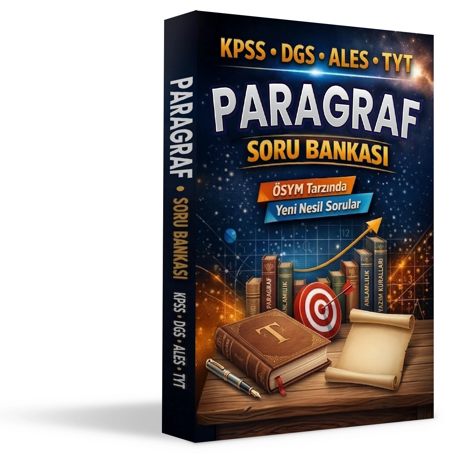 Asimetrik Yayınları KPSS-DGS-ALES-TYT Paragraf Soru Bankası(ÖSYM Tarzında Yeni Nesil Sorular)