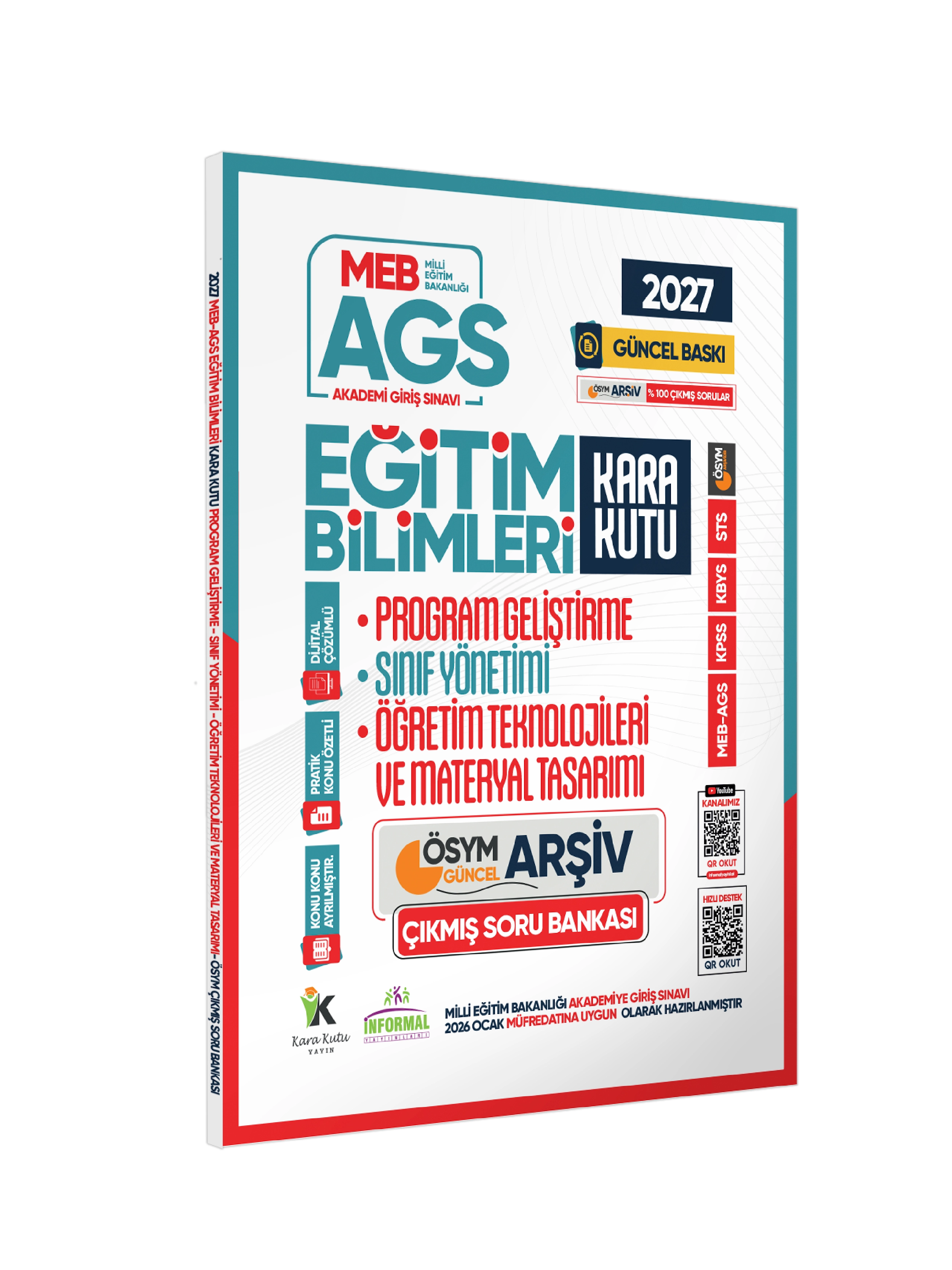 2027 MEB AGS Eğitim Bilimleri Kara Kutu Program Geliştirme-Sınıf-Materyal ÖSYM Çıkmış Soru Bankası