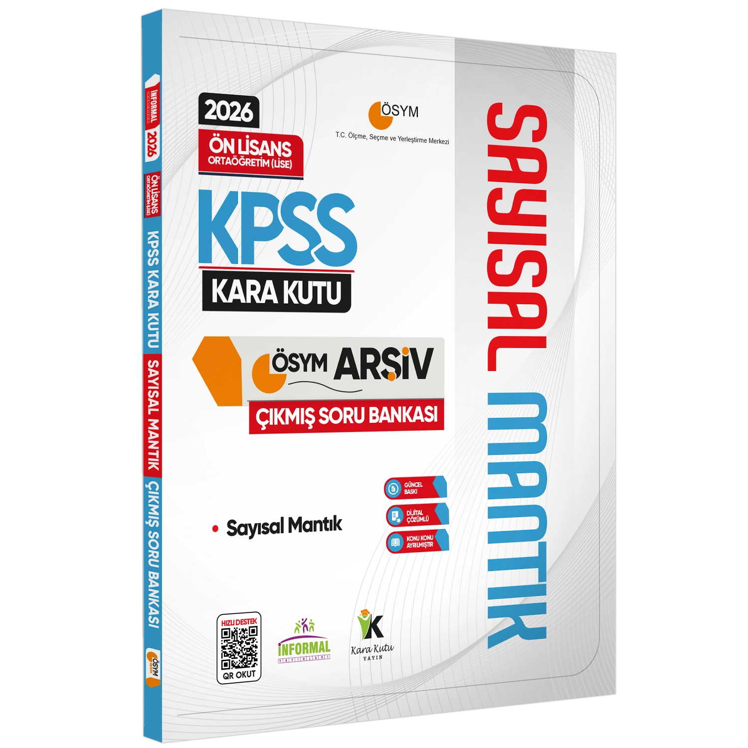 2026 KPSS Önlisans GENEL YETENEK Kara Kutu Soru Bankası ALTIN SET ÖSYM Çıkmış Konu Özeti Çözümlü