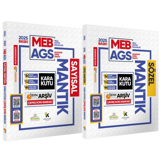 2025 MEB-AGS Kara Kutu ÖSYM Çıkmış Soru Bankası FULL ALTIN PAKET SETİ Konu Özetli Dijital Çözümlü