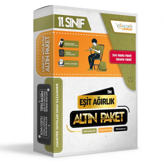  11.Sınıf TM-EŞİT AĞIRLIK Çözümlü Çıkmış Soru Bankaları ve Dijital Çözümlü PAKET DENEME SETİ