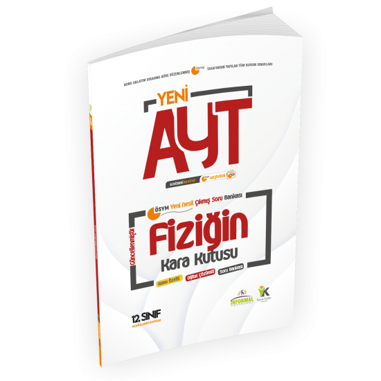 YKS-AYT FİZİK Kara Kutu 4.Kitap Konu Ö. Dijital Ç. Soru BANKASI (12.Sınıf AYT konuları)