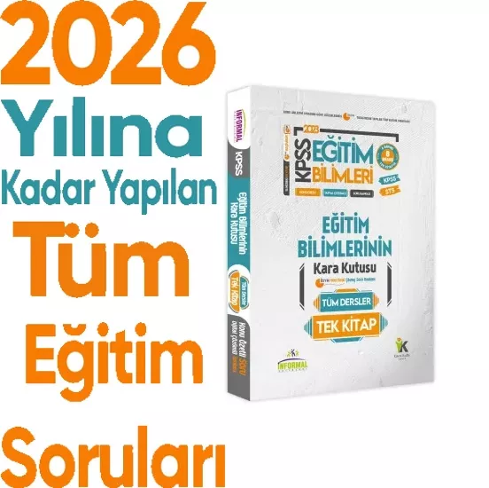 KPSS-AGS Eğitim Bilimlerinin Kara Kutusu TÜM DERSLER TEK KİTAP Özetli Çözümlü Çıkmış Soru Bankası