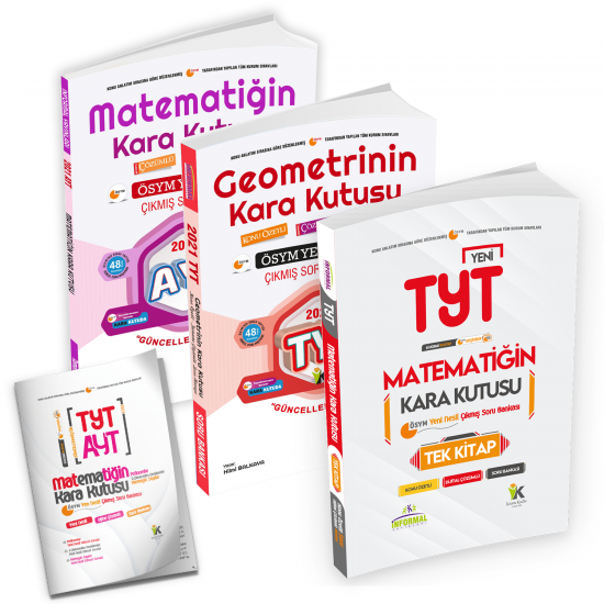 YKS-TYT Matematik Tek Kitap ve Geometri -Ayt Matematik 3lü Çıkmış Soru Bankası Set