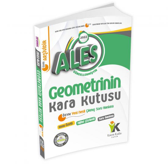 ALES Geometrinin Kara Kutusu Konu Özetli Tamamı Çözümlü Çıkmış Soru Bankası