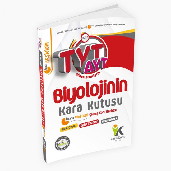 YKS-TYT Biyolojinin Kara Kutusu Konu Özetli Dijital Çözümlü Çıkmış Soru Bankası