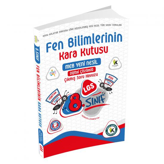 8.Sınıf LGS Fen Bilimlerinin Kara Kutusu Dijital Çözümlü Çıkmış Soru Bankası