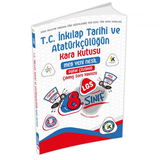 8.Sınıf LGS T.C İnkılap Tarihi ve Atatürkçülüğün  Kara Kutusu Dijital Çözümlü Çıkmış Soru Bankası
