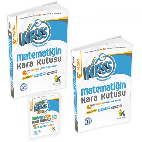 KPSS Matematiğin Kara Kutusu Dijital Çözümlü Konu Özetli Soru Bankası Set Paket