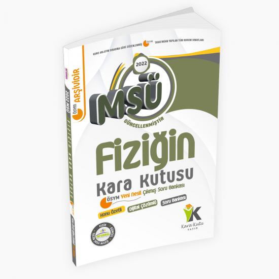 MSÜ Fizik Kara Kutu Konu Özetli Dijital Çözümlü Çıkmış Soru Bankası