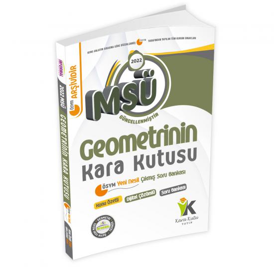 MSÜ Geometrinin Kara Kutusu Konu Özetli Dijital Çözümlü Çıkmış Soru Bankası