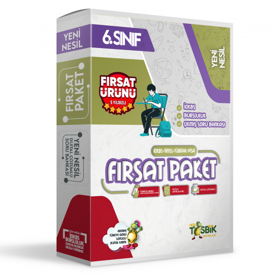6.Sınıf İOKBS-BURSLULUK Kara Kutu FIRSAT PAKET SET Çözümlü MEB Çıkmış Soru Havuzu Bankası