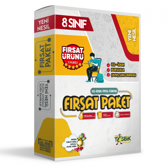 8.Sınıf LGS İOKBS-BURSLULUK Kara Kutu FIRSAT PAKET SET Çözümlü MEB Çıkmış Soru Havuzu Bankası