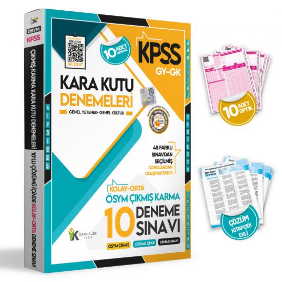 KPSS Genel Yetenek- Genel Kültür ÖSYM Arşivi KOLAY-ORTA Çıkmış Karma Karakutu Çözümlü 10lu Deneme