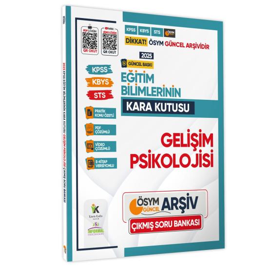 2025 MEB-AGS Eğitim Bilimlerinin Kara Kutusu GELİŞİM PSİKOLOJİSİ Çıkmış Soru Bankası Konu Ö. Çözümlü