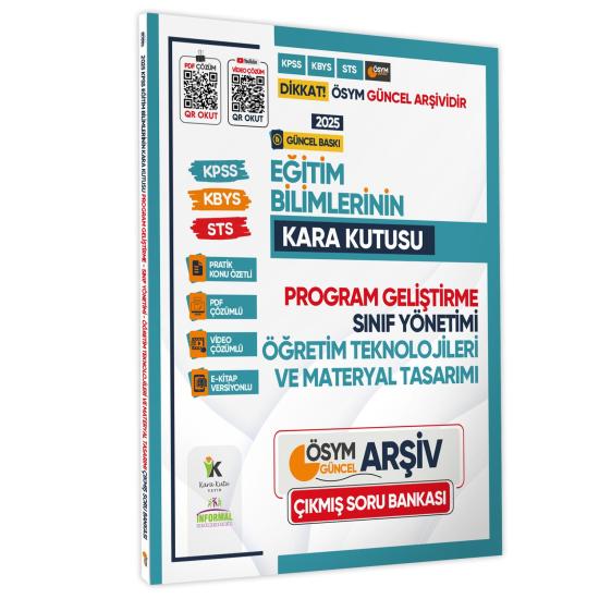 2025 MEB-AGS Eğitim Bilimlerinin Kara Kutusu PROGRAM GELİŞTİRME-SINIF-MATERYAL Çıkmış SB Çözümlü