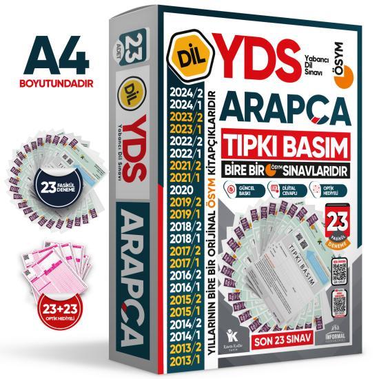 2025 YDS Arapca ÖSYM Tıpkı Basım Çıkmış Soru Deneme Paketi 23lü Fasikül SETİ