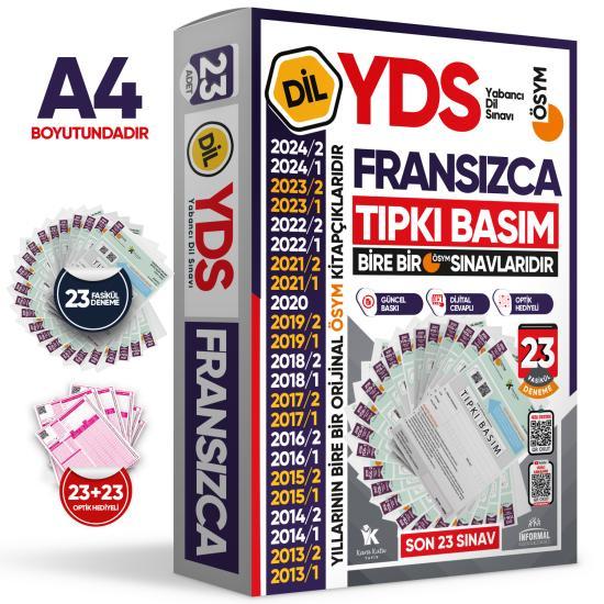 2025 YDS Fransızca ÖSYM Tıpkı Basım Çıkmış Soru Deneme Paketi 23lü Fasikül SETİ