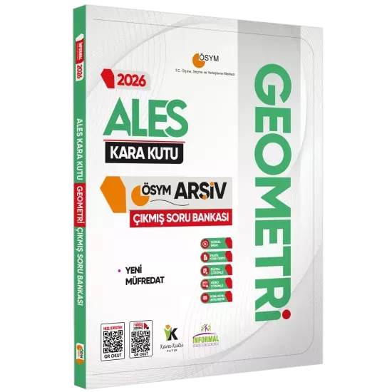 2026 ALES GEOMETRİNİN Kara Kutusu ÖSYM Çıkmış Soru Havuzu Bankası Konu Özetli Video/PDF Çözümlü