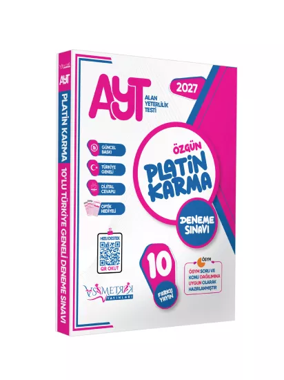 2027 YKS-AYT Platin Karma Yayınlar Kurumsal 10lu Paket Deneme Sınavı Türkiye Geneli