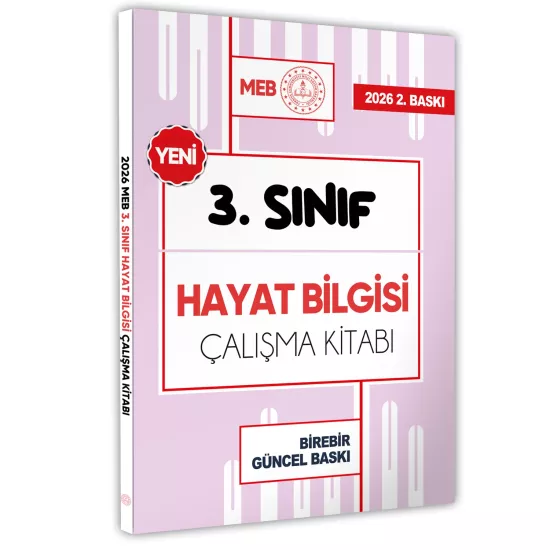 2026 MEB ÖDM İlkokul 3.Sınıf HAYAT BİLGİSİ Çalışma Kitabı Alıştırmalı Soru Bankası BASKI ÜCRETİ