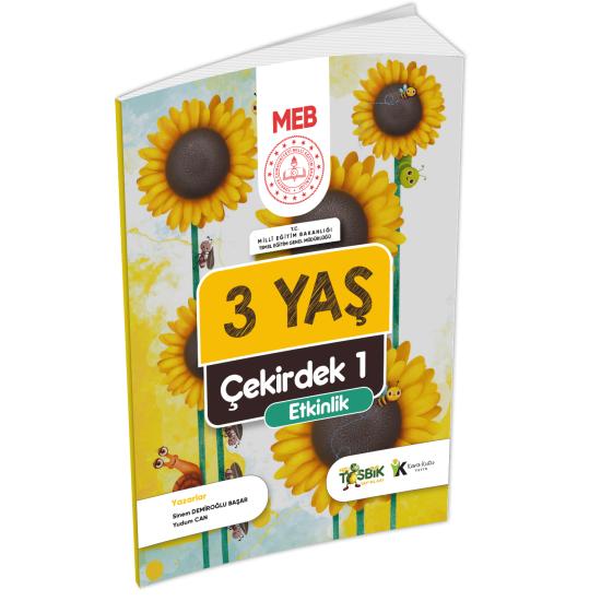 3 Yaş Okul Öncesi MEB Etkinlik Kitabı Çekirdek 1 Eğlenceli ve Öğretici Aktiviteler (A4 Renkli)