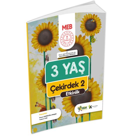 3 Yaş Okul Öncesi MEB Etkinlik Kitabı Çekirdek 2 Eğlenceli ve Öğretici Aktiviteler (A4 Renkli)