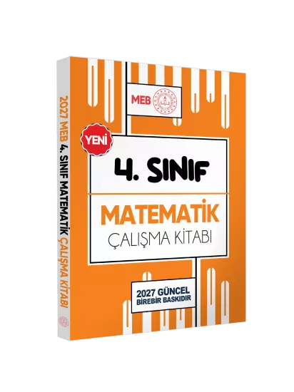 2027 MEB ÖDM İlkokul 4.Sınıf MATEMATİK Çalışma Kitabı Alıştırmalı Soru Bankası BASKI ÜCRETİ
