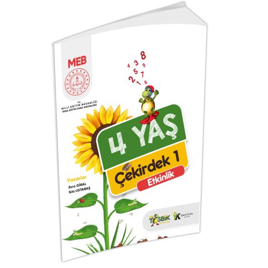 4 Yaş Okul Öncesi MEB Etkinlik Kitabı Çekirdek 1 Eğlenceli ve Öğretici Aktiviteler (A4 Renkli)