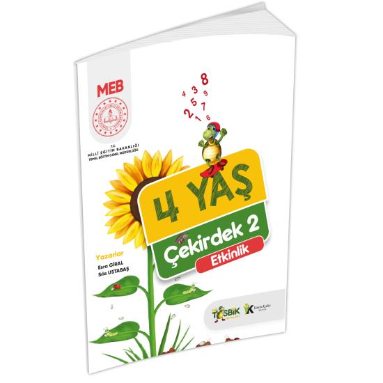 4 Yaş Okul Öncesi MEB Etkinlik Kitabı Çekirdek 2 Eğlenceli ve Öğretici Aktiviteler (A4 Renkli)