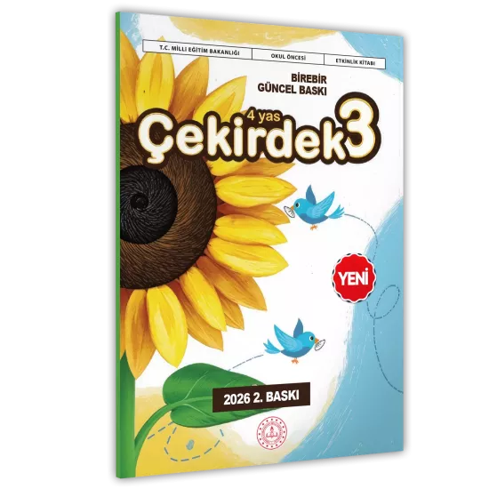 2026 4 Yaş Okul Öncesi MEB Etkinlik Kitabı Çekirdek 3 Eğlenceli ve Öğretici Aktiviteler BASKI ÜCRETİ