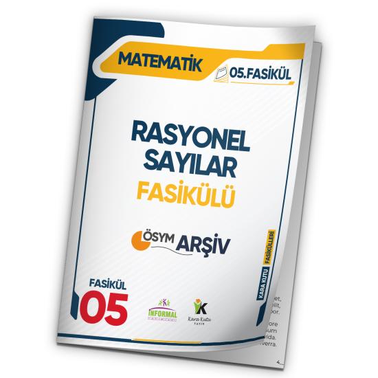 2025 KPSS Matematik KaraKutu Rasyonel Sayılar 5.Fasikül ÖSYM Çıkmış Soru Bankası Modüler Set Çözümlü