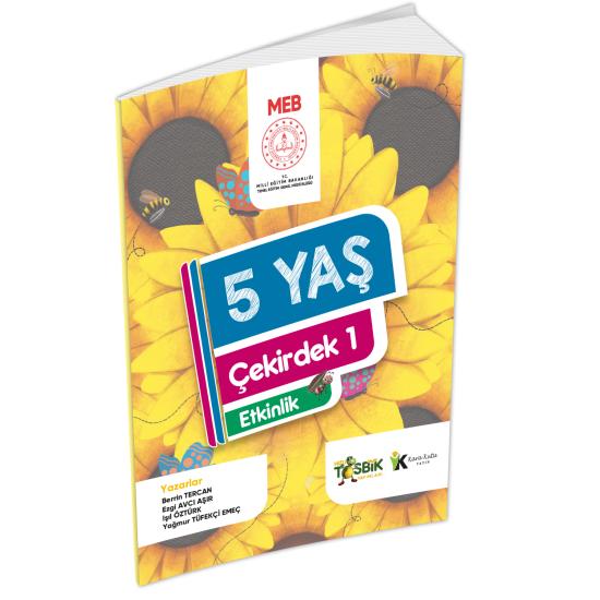 5 Yaş Okul Öncesi MEB Etkinlik Kitabı Çekirdek 1 Eğlenceli ve Öğretici Aktiviteler (A4 Renkli)