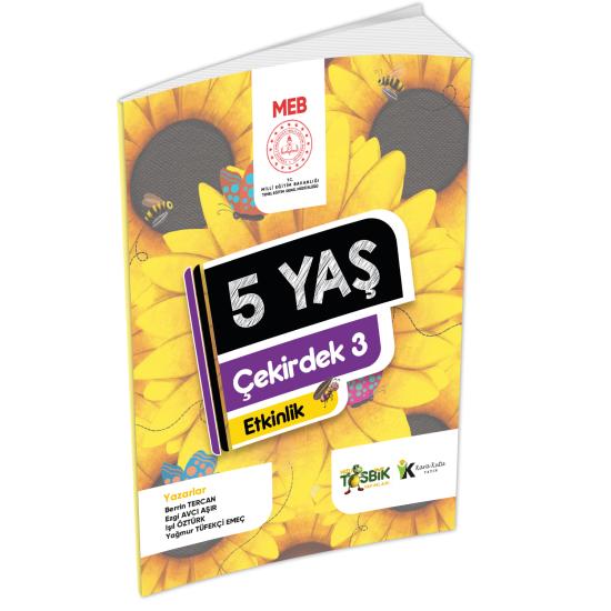 5 Yaş Okul Öncesi MEB Etkinlik Kitabı Çekirdek 3 Eğlenceli ve Öğretici Aktiviteler (A4 Renkli)